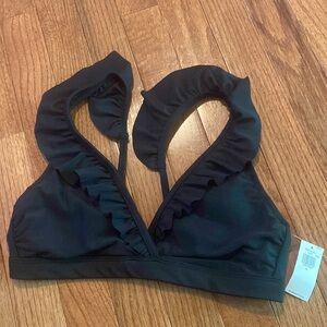 NWT black ruffled Old Navy swimsuit